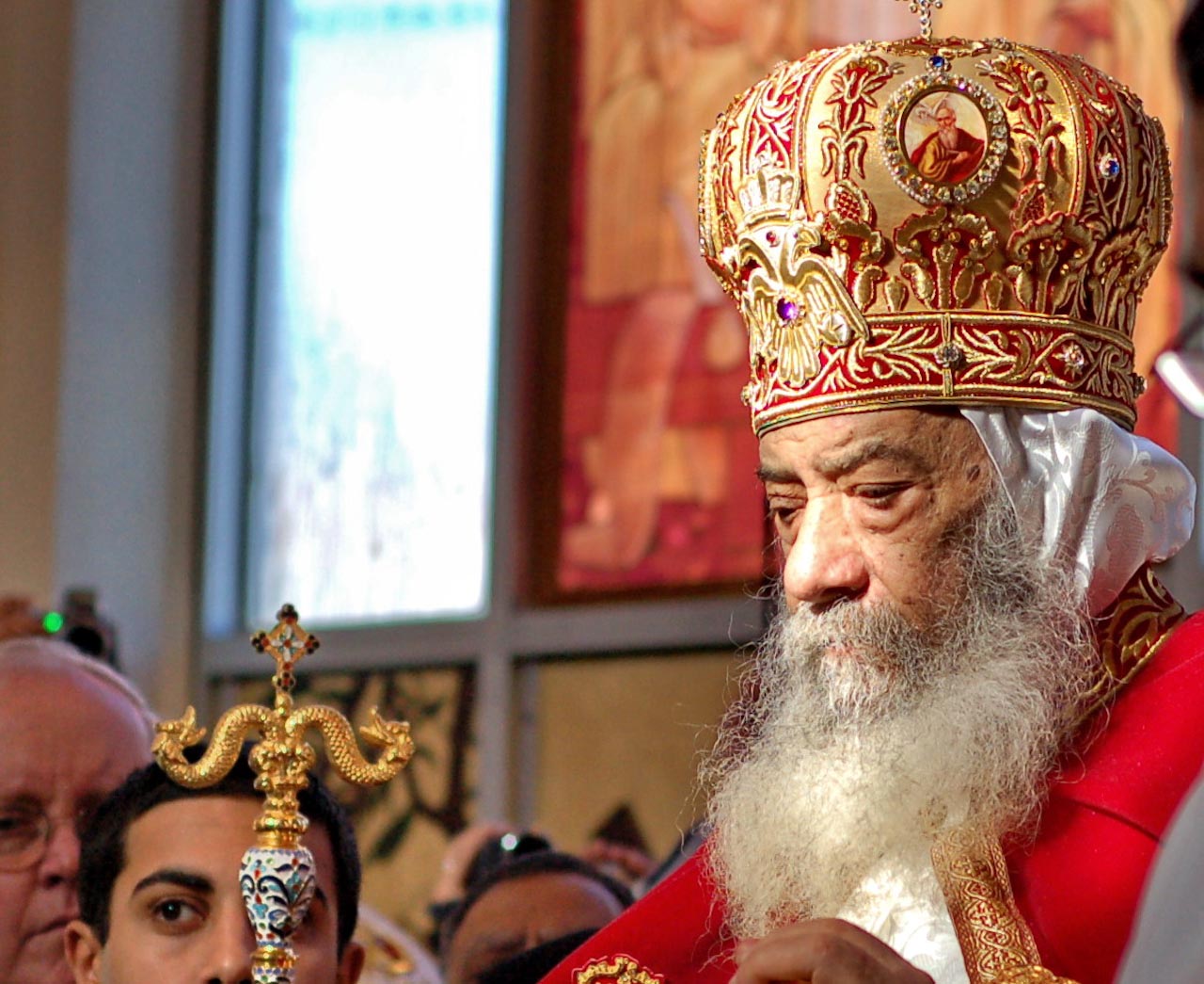 Coptic Orphans Grieves Pope Shenouda’s Departure